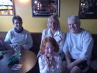 Adrian's wife, Jenny and Adrian with Eva, Michael's wee 'un