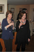 Jenny and Jane raise a toast