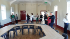 The long meeting room