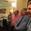 Men put best foot forward... ready but with no intention of dancing