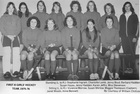 First XI girls hockey team 1975