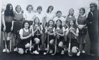 Under 14 girls hockey team